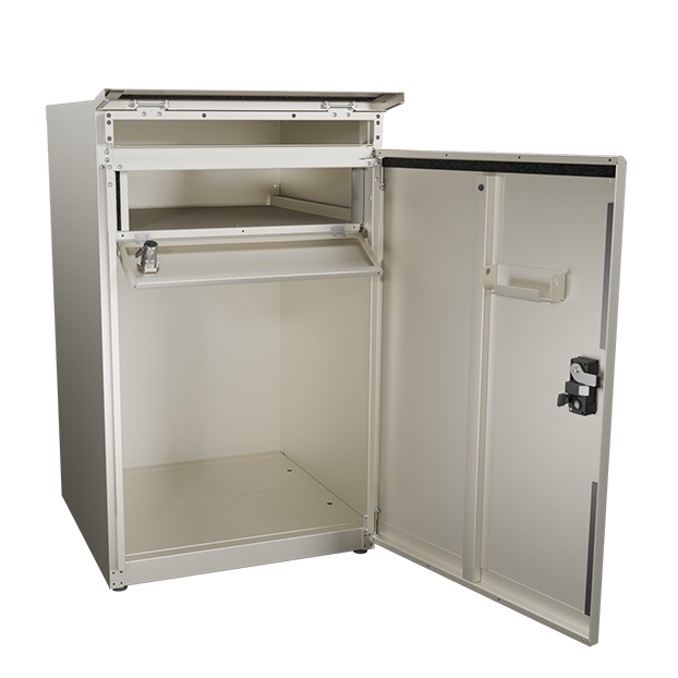 SDS　戸建て用宅配ボックス　宅配KEEPER　tsumiki　＋ポスト　ラージタイプ（マットグレー/ウォルナットブラウン/マットホワイト）