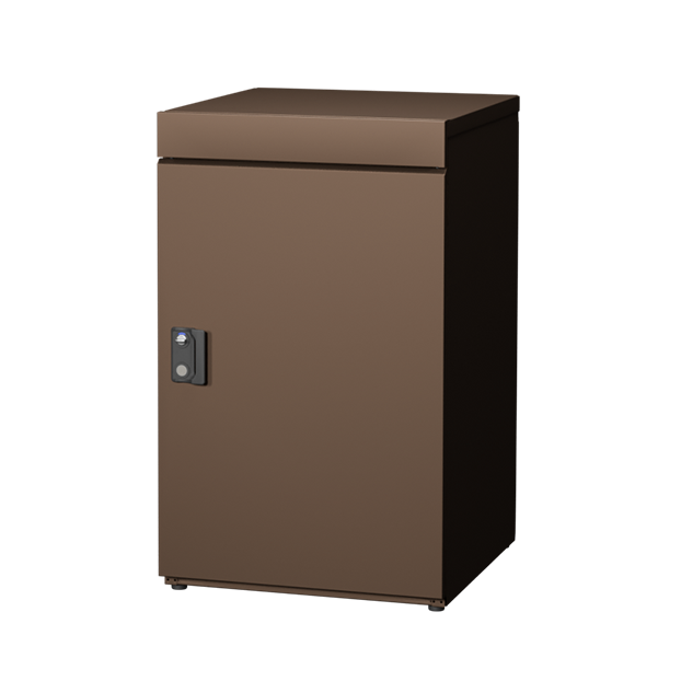 SDS　戸建て用宅配ボックス　宅配KEEPER　tsumiki　＋ポスト　ラージタイプ（マットグレー/ウォルナットブラウン/マットホワイト）