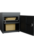 SDS　戸建て用宅配ボックス　宅配KEEPER　tsumiki　＋ポスト　セミラージタイプ（マットグレー/ウォルナットブラウン/マットホワイト）