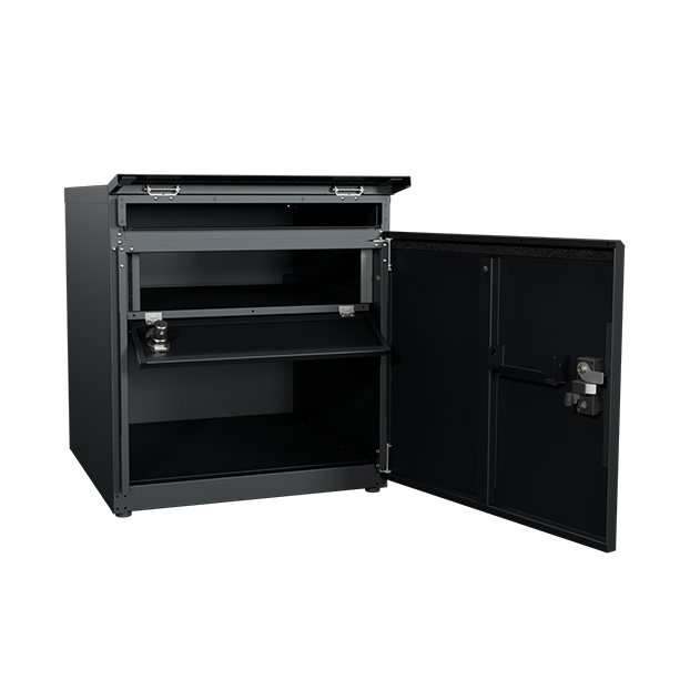 SDS　戸建て用宅配ボックス　宅配KEEPER　tsumiki　＋ポスト　セミラージタイプ（マットグレー/ウォルナットブラウン/マットホワイト）