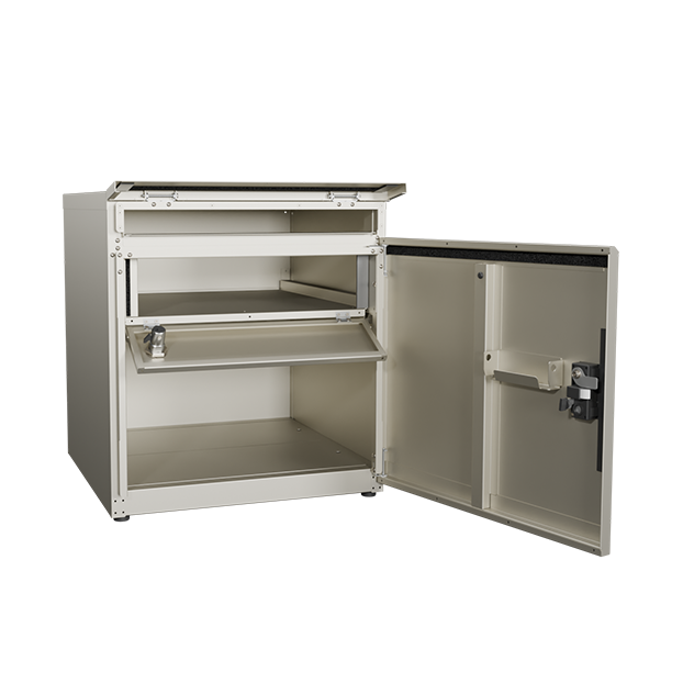 SDS　戸建て用宅配ボックス　宅配KEEPER　tsumiki　＋ポスト　セミラージタイプ（マットグレー/ウォルナットブラウン/マットホワイト）
