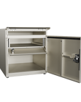 SDS　戸建て用宅配ボックス　宅配KEEPER　tsumiki　＋ポスト　セミラージタイプ（マットグレー/ウォルナットブラウン/マットホワイト）