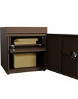 SDS　戸建て用宅配ボックス　宅配KEEPER　tsumiki　＋ポスト　セミラージタイプ（マットグレー/ウォルナットブラウン/マットホワイト）