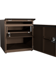 SDS　戸建て用宅配ボックス　宅配KEEPER　tsumiki　＋ポスト　セミラージタイプ（マットグレー/ウォルナットブラウン/マットホワイト）